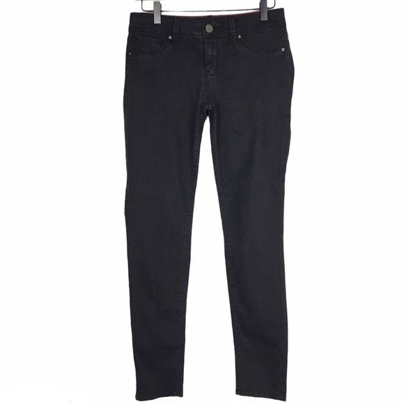 YMI Denim - YMI Jeans Skinny Slim Stretch Black Wash Denim Low Rise 30” Waist Juniors Size 9